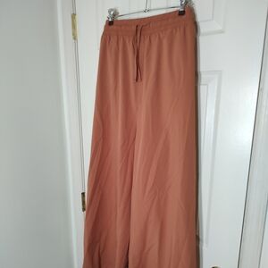 Old Navy StretchTech Burnt Orange Wide-Leg Athletic Pants